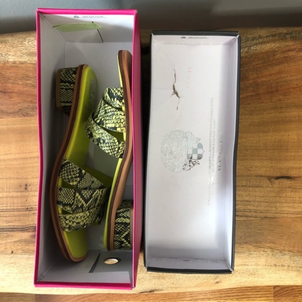 ❤️ VINCE CAMUTO Ydelle Leather Sandal - Picture 9 of 11